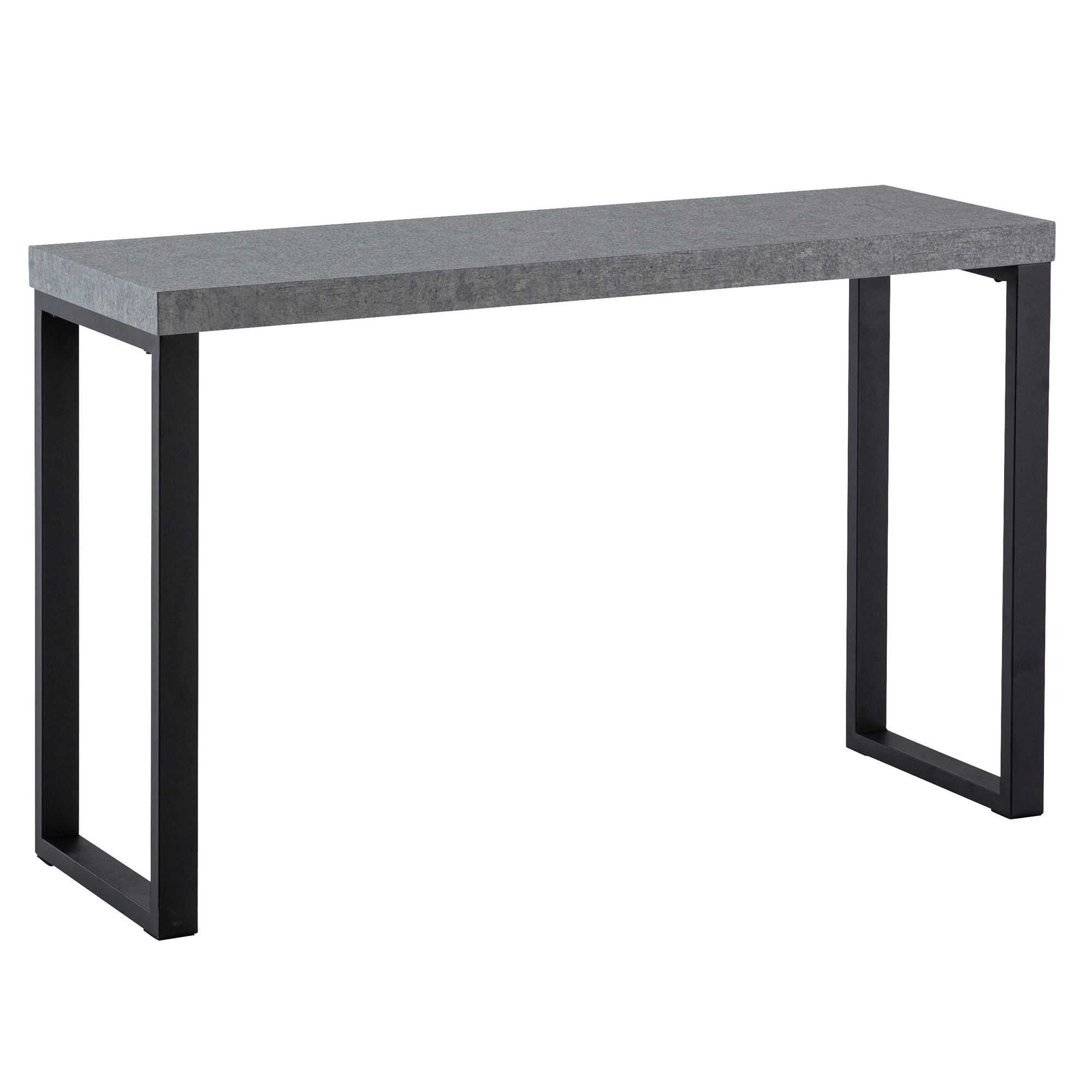 Mesa de console wohnling 120 cm aparador mesa de corredor mesa de concreto estreita