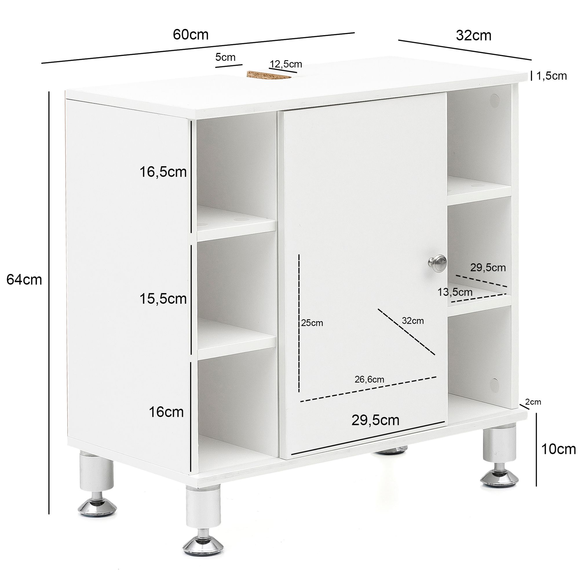 Armário de base de lavatório wohnling armário de banheiro branco lavatório móveis de banheiro