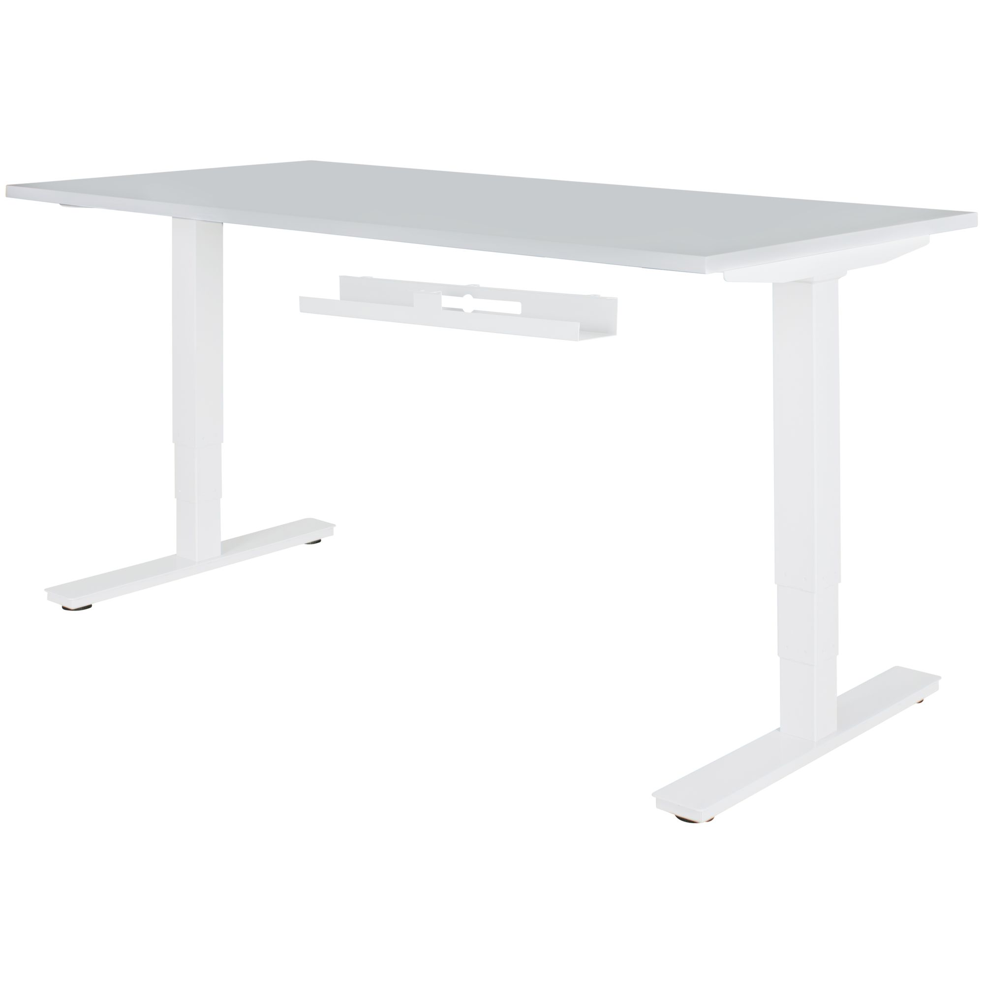 Canaleta para cabos sob a mesa guia para cabos bandeja para cabos 80x7x13 cm eixo para cabos branco